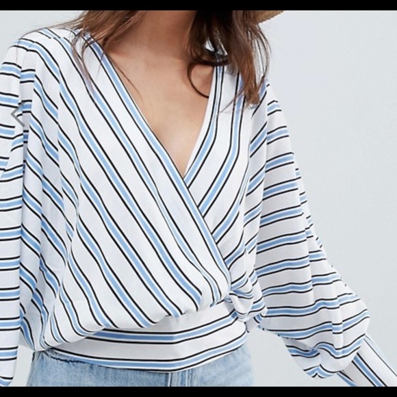 ASOS Batwing Plunge Top - Picture 3 of 5